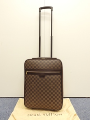 ルイヴィトン ペガス45 N23293 ダミエ 旅行用キャリーバッグ小 トロリーバッグ 美品@SP0016