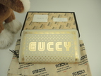 グッチ ロングウォレット GUCCY レザー/クリーム ラウンドジップ長財布 新品@
