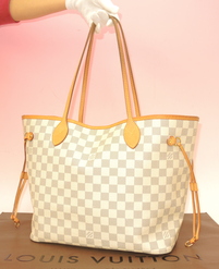 ルイヴィトン ネヴァーフルMM N51107 ダミエアズール ショルダーバッグ@CA5101