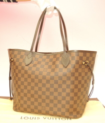 ルイヴィトン ネヴァーフルMM N51105 ダミエ ショルダーバッグ@AR4049