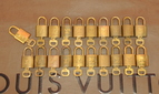 ルイヴィトン 南京錠20個セット -- ゴールド パドロック@