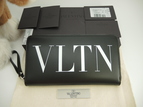 ヴァレンチノ ロングウォレット VLTN レザー黒 ジップ長財布 新品@