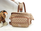 グッチ バックパックボディバッグ ロサンゼルス GGスプリーム茶 MLBコラボ 2way 極美品@