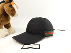 グッチ キャップ ウェブ コットン黒 帽子 GGシュプリーム GUCCI 美品@
