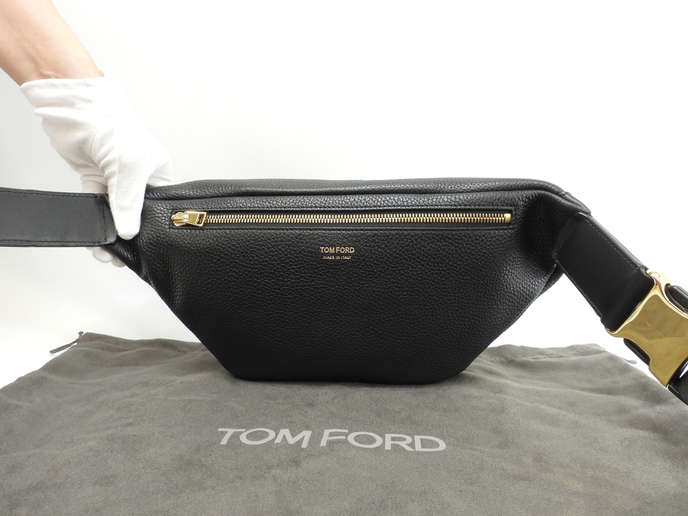 【期間限定値下げ❗️】TOM FORD トムフォード ボディバッグ TOM FORD トムフォード ボディバッグ ベルトバッグ ブラック