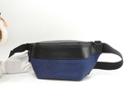 ベルルッティ ボディバッグ カリグラフィ ナイロン紺/レザー黒 メンズ 極美品@U0139