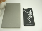 アレキサンダーマックイーン iPhone8+ケース iPhone7+カバー 黒 携帯ケース@