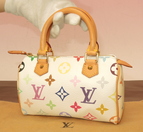 ルイヴィトン ミニスピーディー M92645 モノグラムマルチカラー白 ミニボストン@TH0053